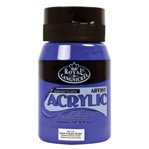 Farba akrylowa R&L 500ml, Fiolet - Dark Cobalt Violet